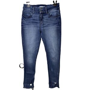 BKE Payton Jeans Women's 28 * 25 Blue Denim Universal Fit Mid-Rise Ankle Skinny